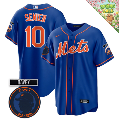 NYM 2026 Davey Johnson Memorial Vapor Limited Jersey V2 - All Stitched