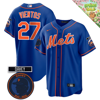 NYM 2026 Davey Johnson Memorial Vapor Limited Jersey V2 - All Stitched