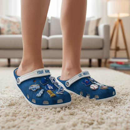 LAD World Series Champions Clogs - Charms Gift Set