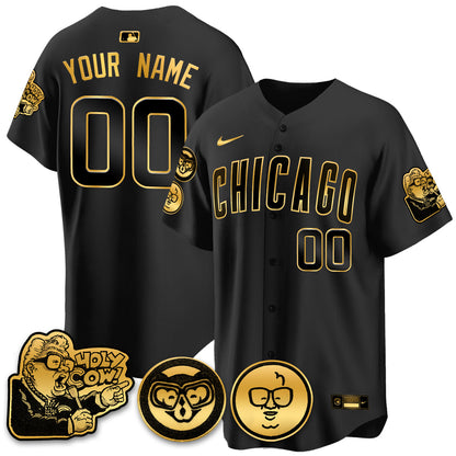 Custom Gender/Name CHC Limited Jersey - Harry Caray "Holy Cow" Patch - All Stitched