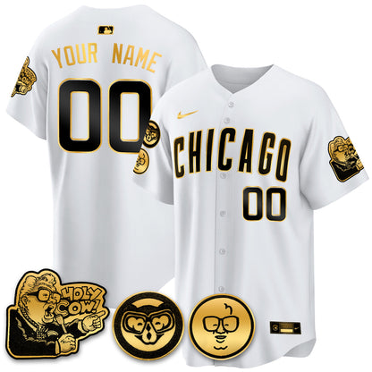 Custom Gender/Name CHC Limited Jersey - Harry Caray "Holy Cow" Patch - All Stitched