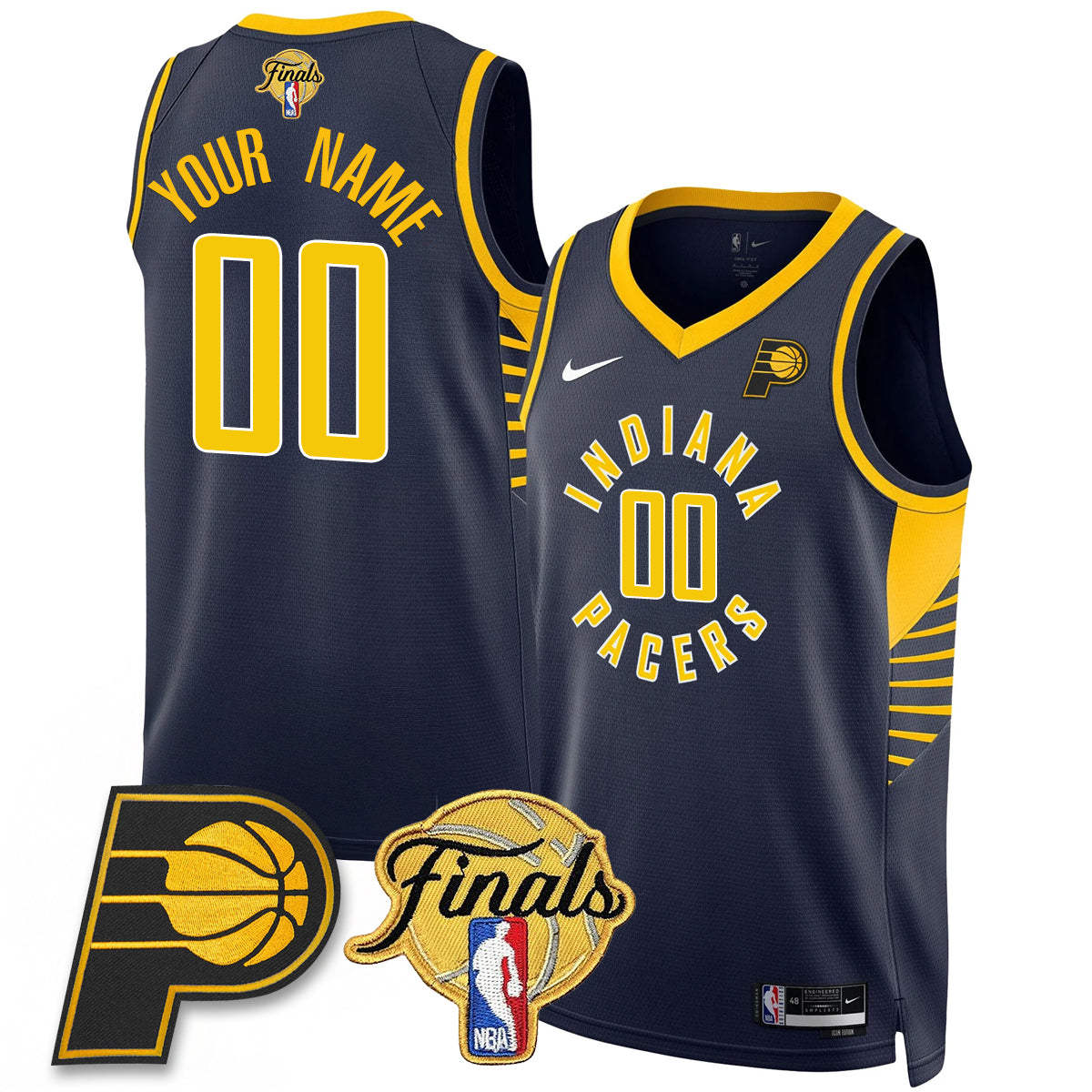 IND 2025 Finals Swingman Custom Jersey N2- All Stitched