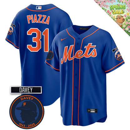 NYM 2026 Davey Johnson Memorial Vapor Limited Jersey V2 - All Stitched