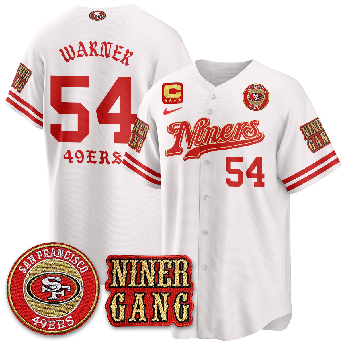 SF Born x Raised Baseball Jersey - All Stitched