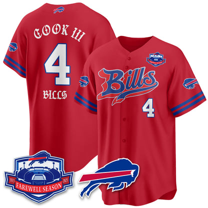 BUF Born x Raised Baseball Jersey - All Stitched