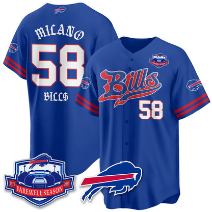 BUF Born x Raised Baseball Jersey - All Stitched