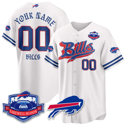 BUF Born x Raised Baseball Custom Jersey - All Stitched