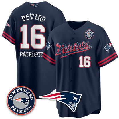 NE Born x Raised Baseball Jersey - All Stitched