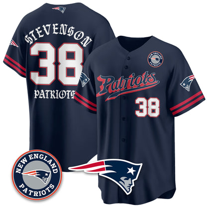 NE Born x Raised Baseball Jersey - All Stitched