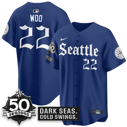 SEA 'Gothic Edition' Vapor Premier Limited Jersey - 50th Anniversary - All Stitched