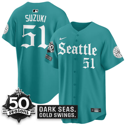 SEA 'Gothic Edition' Vapor Premier Limited Jersey - 50th Anniversary - All Stitched