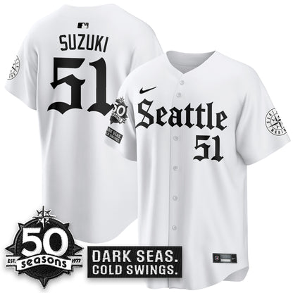 SEA 'Gothic Edition' Vapor Premier Limited Jersey - 50th Anniversary - All Stitched