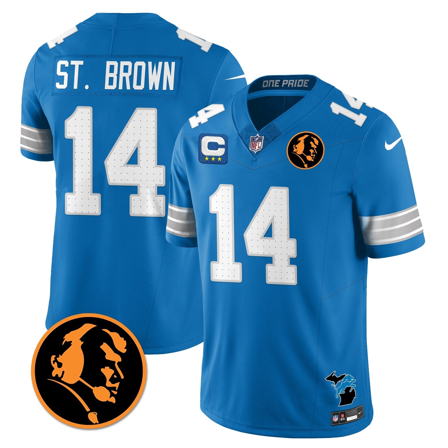 DET Vapor Limited Jersey - John Madden Patch - All Stitched