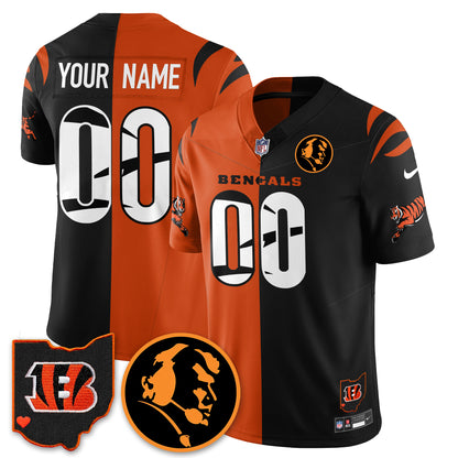 Custom CIN Vapor Limited Jersey - John Madden Patch - All Stitched