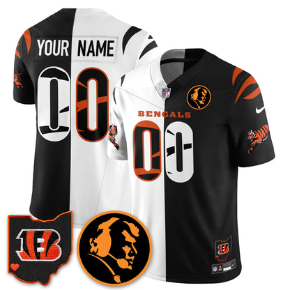 Custom CIN Vapor Limited Jersey - John Madden Patch - All Stitched