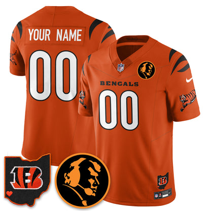 Custom CIN Vapor Limited Jersey - John Madden Patch - All Stitched
