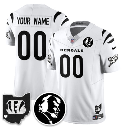 Custom CIN Vapor Limited Jersey - John Madden Patch - All Stitched