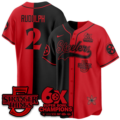 PIT Stranger Things Vapor Limited Baseball Jersey - All Stitched