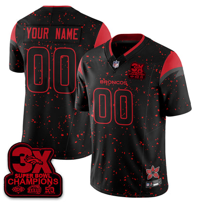 Custom DEN 'Stranger Things Edition' Vapor Limited Jersey - All Stitched