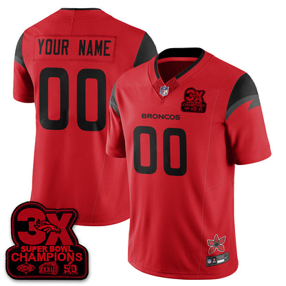 Custom DEN 'Stranger Things Edition' Vapor Limited Jersey - All Stitched