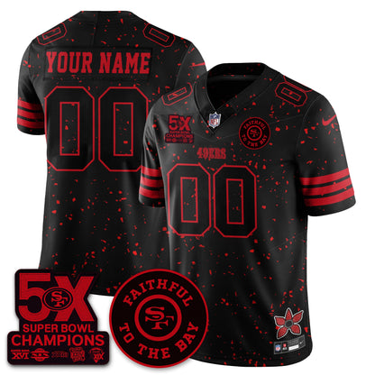 SF 'Stranger Things Edition' Vapor Limited Custom Jersey - All Stitched