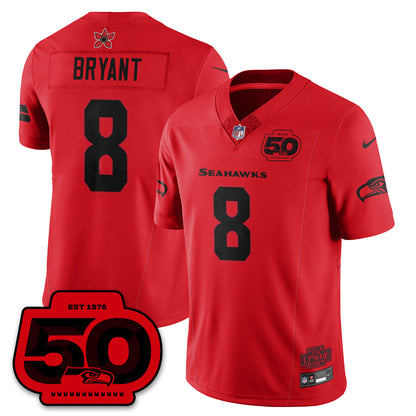 Seattle Seahawks 'Stranger Things Edition' Vapor Limited Jersey - All Stitched