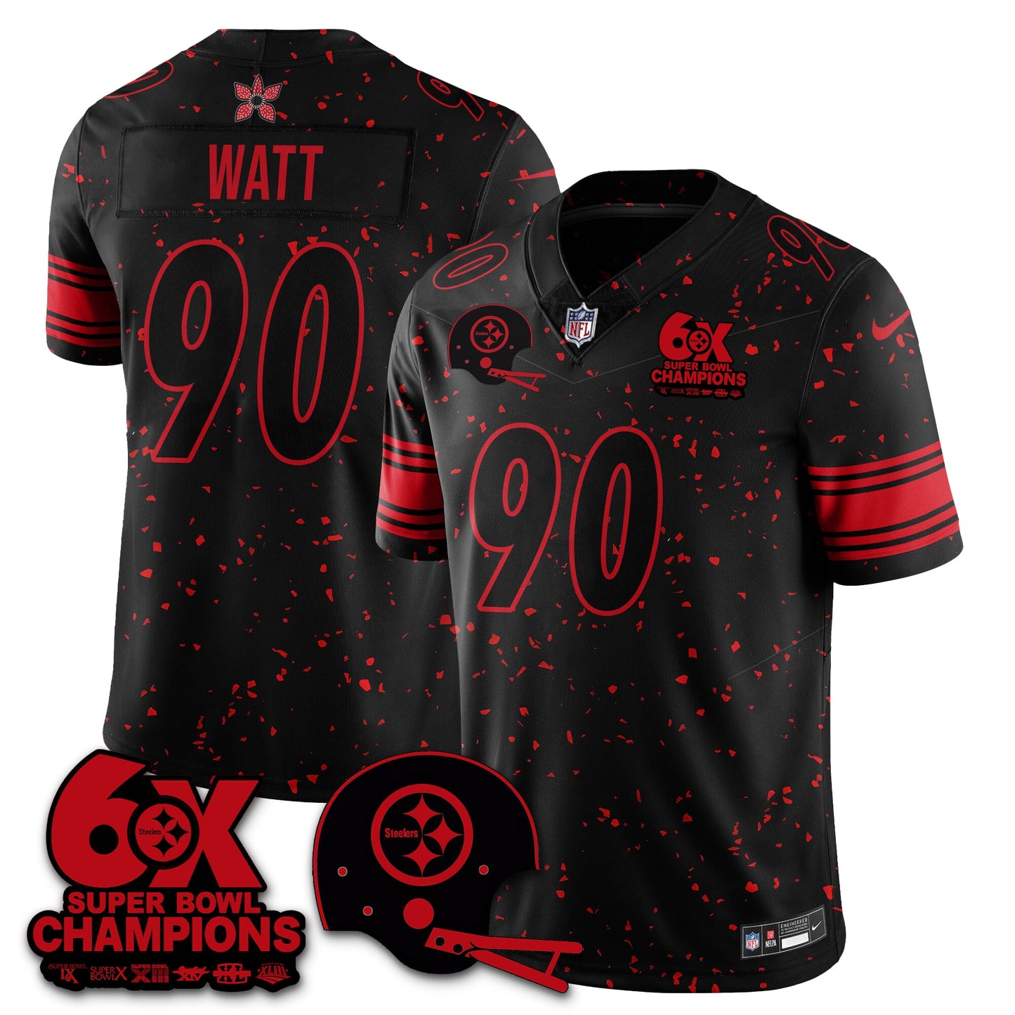 PIT 'Stranger Things Edition' Vapor Limited Jersey - All Stitched