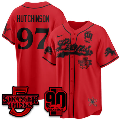 DET 'Stranger Things Edition' Vapor Limited Baseball Jersey - All Stitched