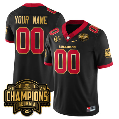 Custom UGA Vapor Limited Jersey - SEC Football Champions - All Stitched