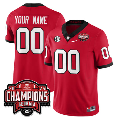 Custom UGA Vapor Limited Jersey - SEC Football Champions - All Stitched