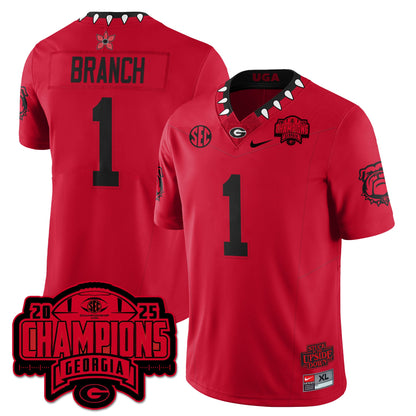 UGA Stranger Things Vapor Limited Jersey - SEC Football Champions - All Stitched