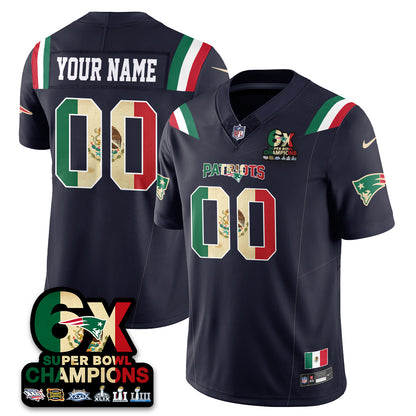 Custom NE Mexico Vapor Limited Jersey - All Stitched