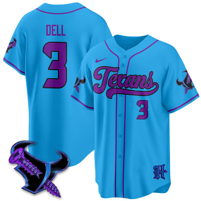 HOU DJ Screw Vapor Limited Baseball Jersey - All Stitched