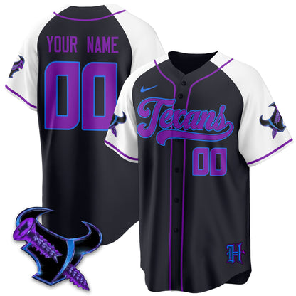 HOU DJ Screw Vapor Limited Baseball Jersey - All Stitched