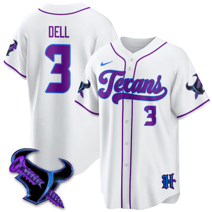 HOU DJ Screw Vapor Limited Baseball Jersey - All Stitched