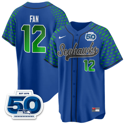 Seattle Seahawks 2025 Rivalries Vapor Limited Baseball Jersey - All Stitched