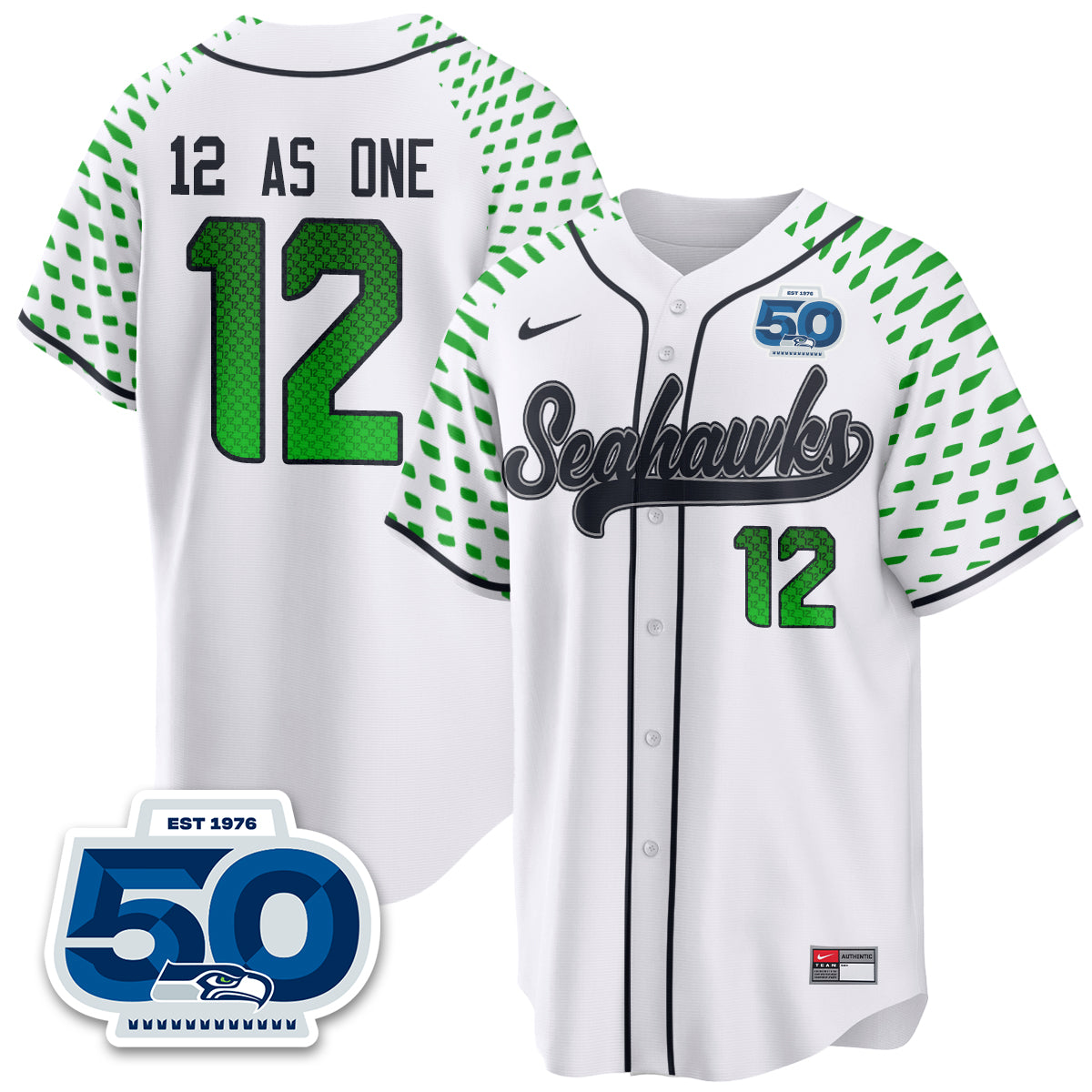 Seattle Seahawks 2025 Rivalries Vapor Limited Baseball Jersey - All Stitched