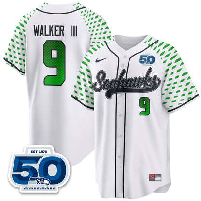 Seattle Seahawks 2025 Rivalries Vapor Limited Baseball Jersey - All Stitched