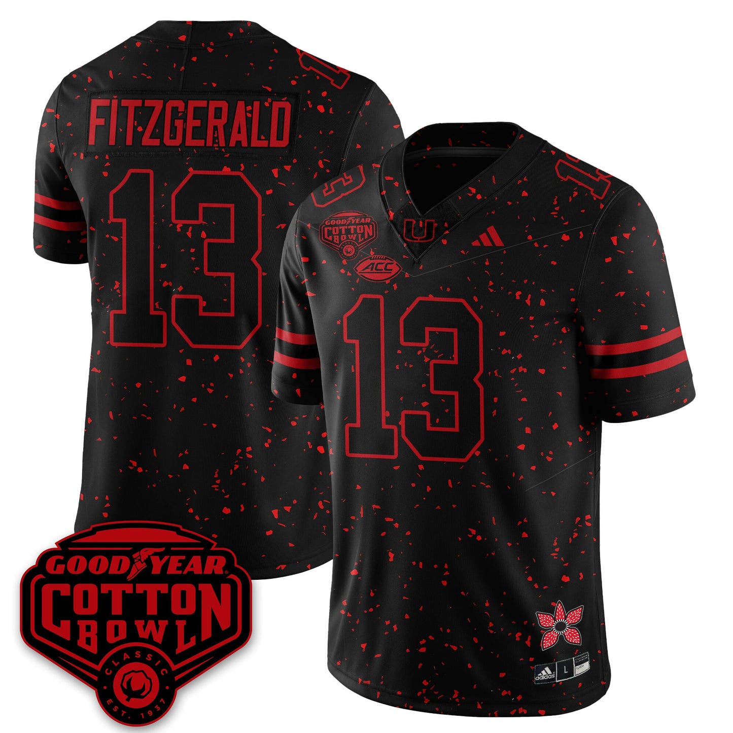 MIA "Stranger Things" Vapor Limited Football Jersey - All Stitched