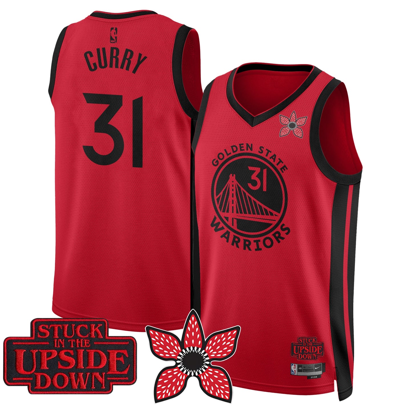 GSW 'Stranger Things Edition' Swingman Jersey - All Stitched