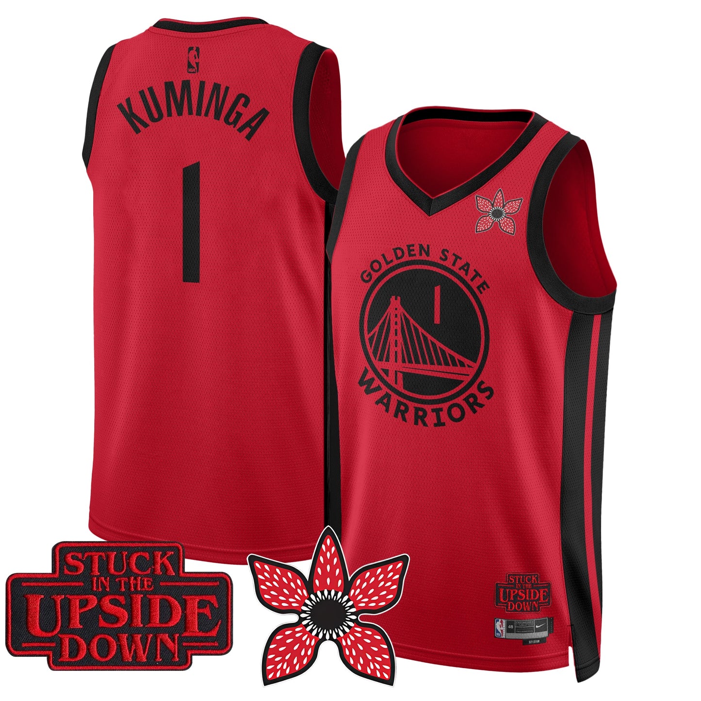 GSW 'Stranger Things Edition' Swingman Jersey - All Stitched