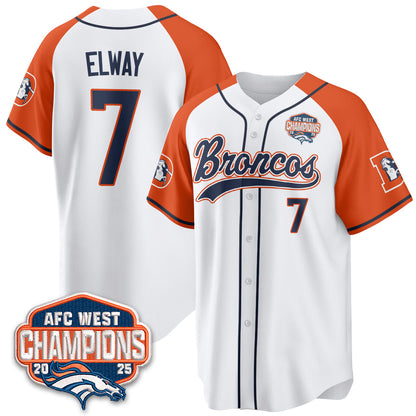 DEN AFC West Division Champions Vapor Limited Baseball Jersey - All Stitched