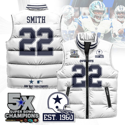 DAL 5-Time Champions Unisex Puffer Vest