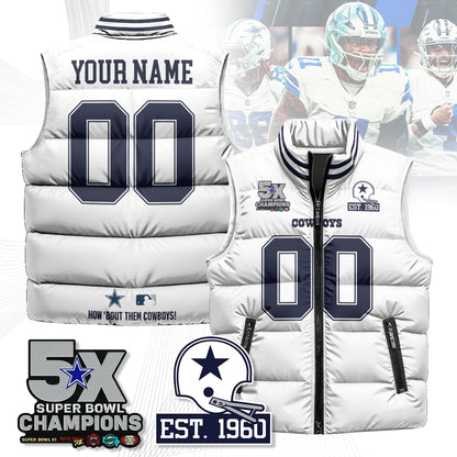 DAL 5-Time Champions Unisex Puffer Vest