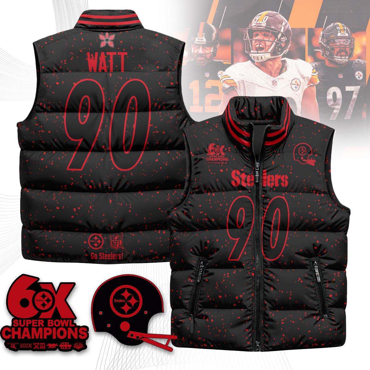 PIT 'Stranger Things Edition' Unisex Puffer Vest