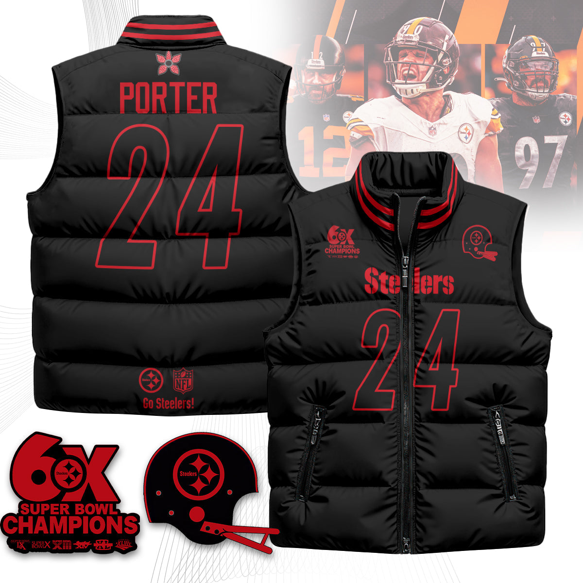 PIT 'Stranger Things Edition' Unisex Puffer Vest