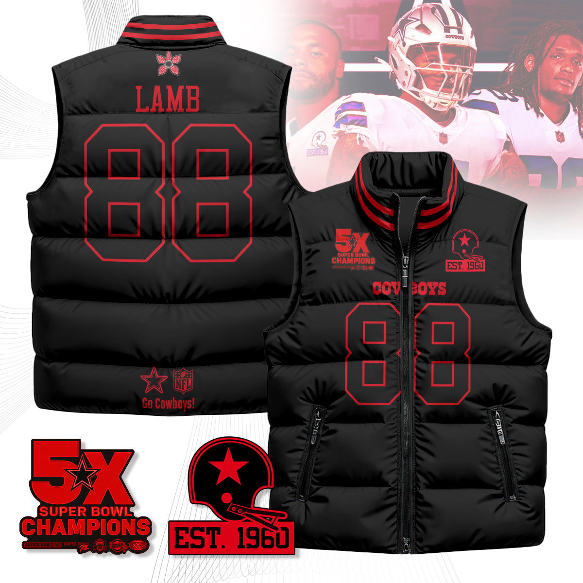 DAL 'Stranger Things Edition' Unisex Puffer Vest