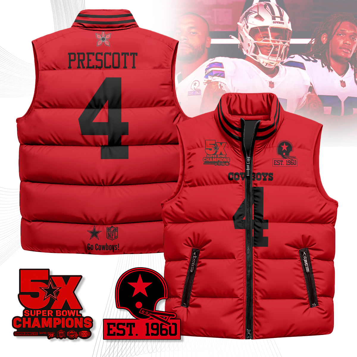 DAL 'Stranger Things Edition' Unisex Puffer Vest