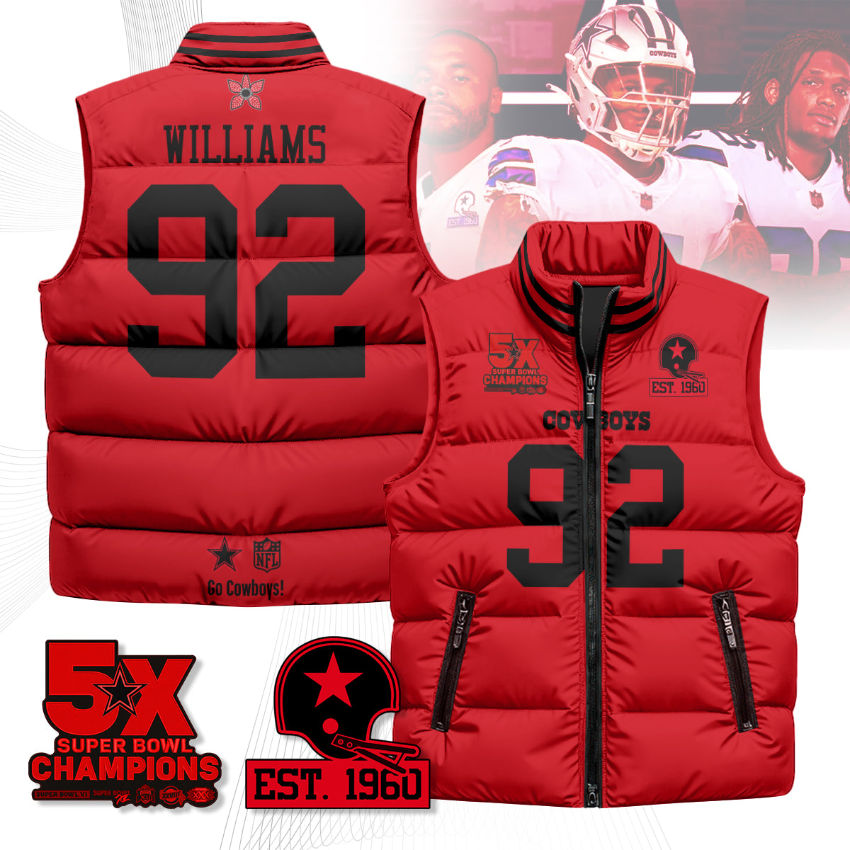 DAL 'Stranger Things Edition' Unisex Puffer Vest