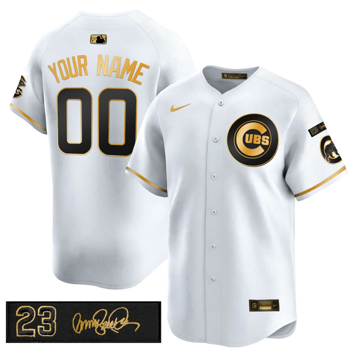 CUSTOM CHC 150th Anniversary & 'Ryne Sandberg Tribute' Patch Vapor Premier Limited Jersey - All Stitched